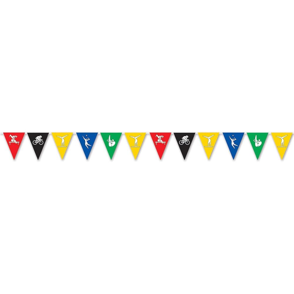 imageSports Pennant Banner Party Accessory 1 count 1PkgSummer Sports Pennant Banner