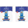 Beistle 2 Piece Hero Party Supplies Durable Cupcake Stands And Dessert Holders – Comic Book Theme Birthday Party Centerpiece, Multicolored, 16(Hero Cupcake Stand – 2 Pack)