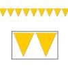 Indoor/Outdoor Pennant Banner (orange) Party Accessory  (1 count) (1/Pkg)(Golden-yellow)