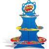 Beistle 2 Piece Hero Party Supplies Durable Cupcake Stands And Dessert Holders – Comic Book Theme Birthday Party Centerpiece, Multicolored, 16(Hero Cupcake Stand – 1 Pack)