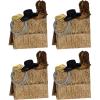 Beistle 4 Piece Three Dimensional Western Theme Centerpieces Wild West Cowboy Party Decorations, 9.5″, Multicolor