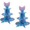 Beistle Mermaid Cupcake Stand, 16″, Multicolor, 2 pieces