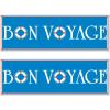 Bon Voyage Sign Banner Party Accessory (1 count) (1/Pkg)(Bon Voyage Sign Banners – (2 Pack))