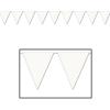 Indoor/Outdoor Pennant Banner (orange) Party Accessory  (1 count) (1/Pkg)(Clear)