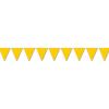Indoor/Outdoor Pennant Banner (orange) Party Accessory  (1 count) (1/Pkg)(Golden-yellow)