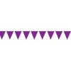 Indoor/Outdoor Pennant Banner (orange) Party Accessory  (1 count) (1/Pkg)(Purple)