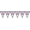 Sports Pennant Banner Party Accessory (1 count) (1/Pkg)(Pennant Banner – France)