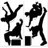 Soda Shop Tables & Stools Props Party Accessory (1 count) (2/Pkg)(80’s Break Dancer)