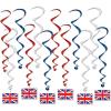 British Flag Hanging Swirls (12 Pcs) – 1 Pack