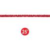 Beistle 24-Piece Tissue Festooning, 25-Feet,Red