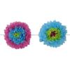 Beistle 2Piece Tissue Flower Garlands, 10″ x 8′ (Blue/Lime Green/Purple)