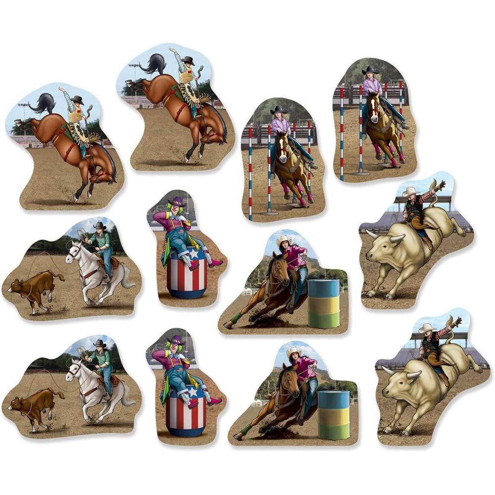 imageBeistle Rodeo Cutouts 11quot13quot Multicolor