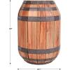 Beistle 33″ x 22.75″ Corrugated Cardboard Three Dimensional Wooden Barrel Western Photo Prop for Farm Themed Party Decorations