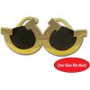 Beistle Plastic Horseshoe Fun Novelty Party Glasses For Western Theme Photo(Gold/Black)