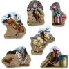 Beistle Rodeo Cutouts, 11¼”-13½”, Multicolor