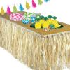 Raffia Table Skirting (natural) Party Accessory  (1 count) (1/Pkg)(Raffia Table Skirting (1-Pack))
