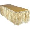Raffia Table Skirting (natural) Party Accessory  (1 count) (1/Pkg)(Raffia Table Skirting (1-Pack))