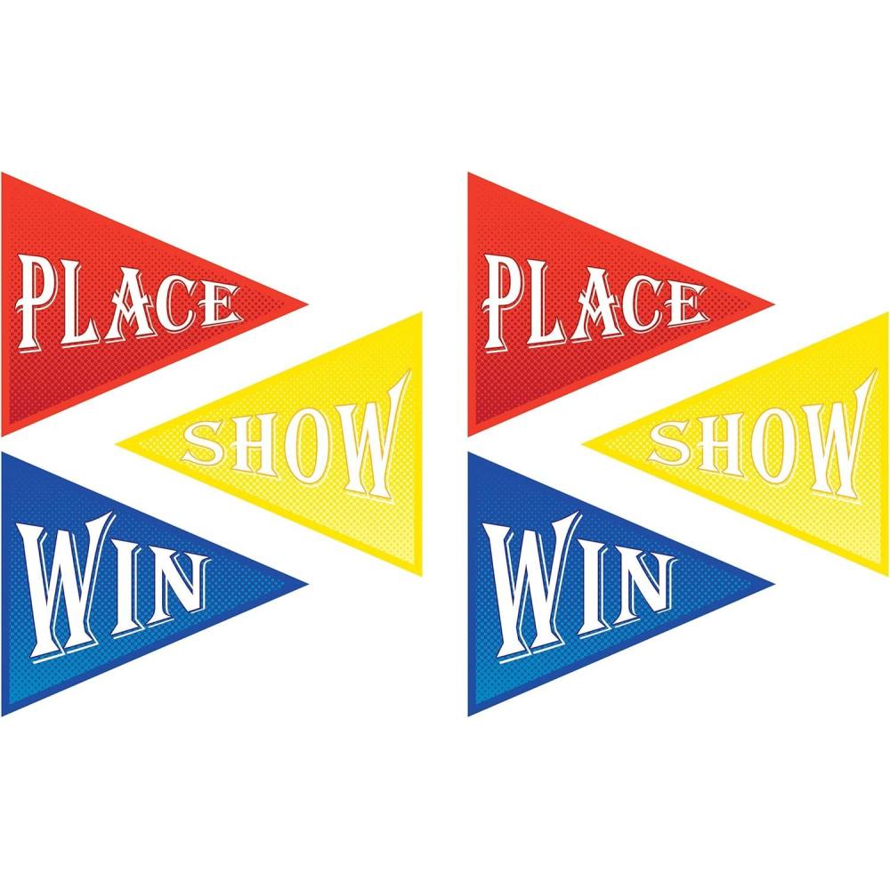 imageBeistle Horse Racing CutoutsWin  Place  Show Cutouts