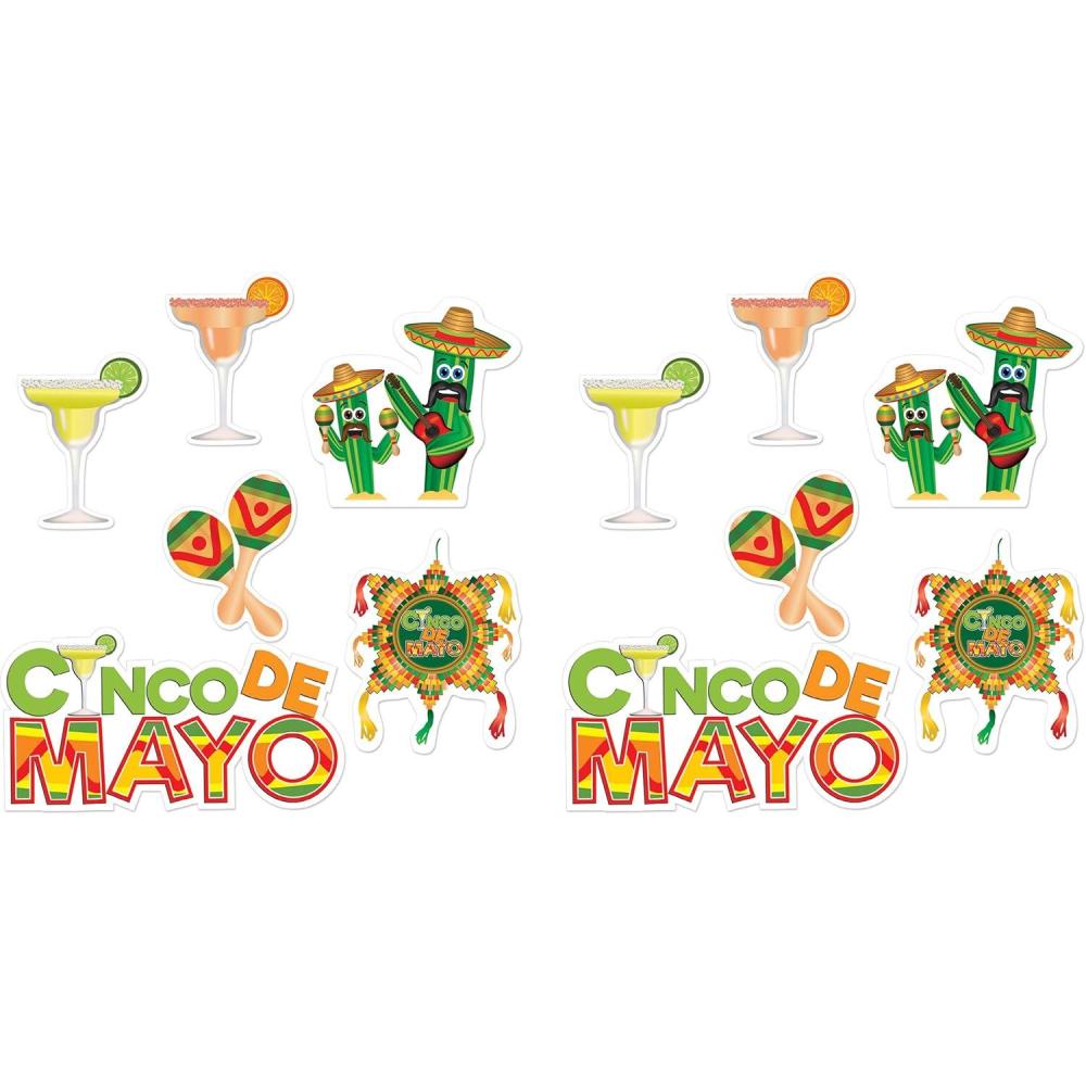 imageFiesta Cutouts Pack of 3Cinco De Mayo Cutouts