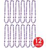 Beistle 12-Pack Congrats Graduate Beads of Expression, 36-Inch, Purple(Purple)