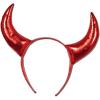 Beistle 3-Piece Devil Horn Hat, Red Horn Headband, Halloween Costume Accessory & Halloween Hat, Spooky Headwear for Men & Women, One Size