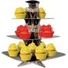 Beistle 3-Tier Congrats Grad Cupcake Stand Dessert Holder Graduation Party Decorations