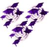 Printed Grad Cap Whirls (green) (3/Pkg)(Printed Grad Cap Whirls – Purple)