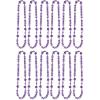 Beistle 12-Pack Congrats Graduate Beads of Expression, 36-Inch, Purple(Purple)