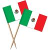 Beistle S60112AZ4 Mexican Flag Picks, Red/White/Green(Mexican Flag Picks – (200 Pack))