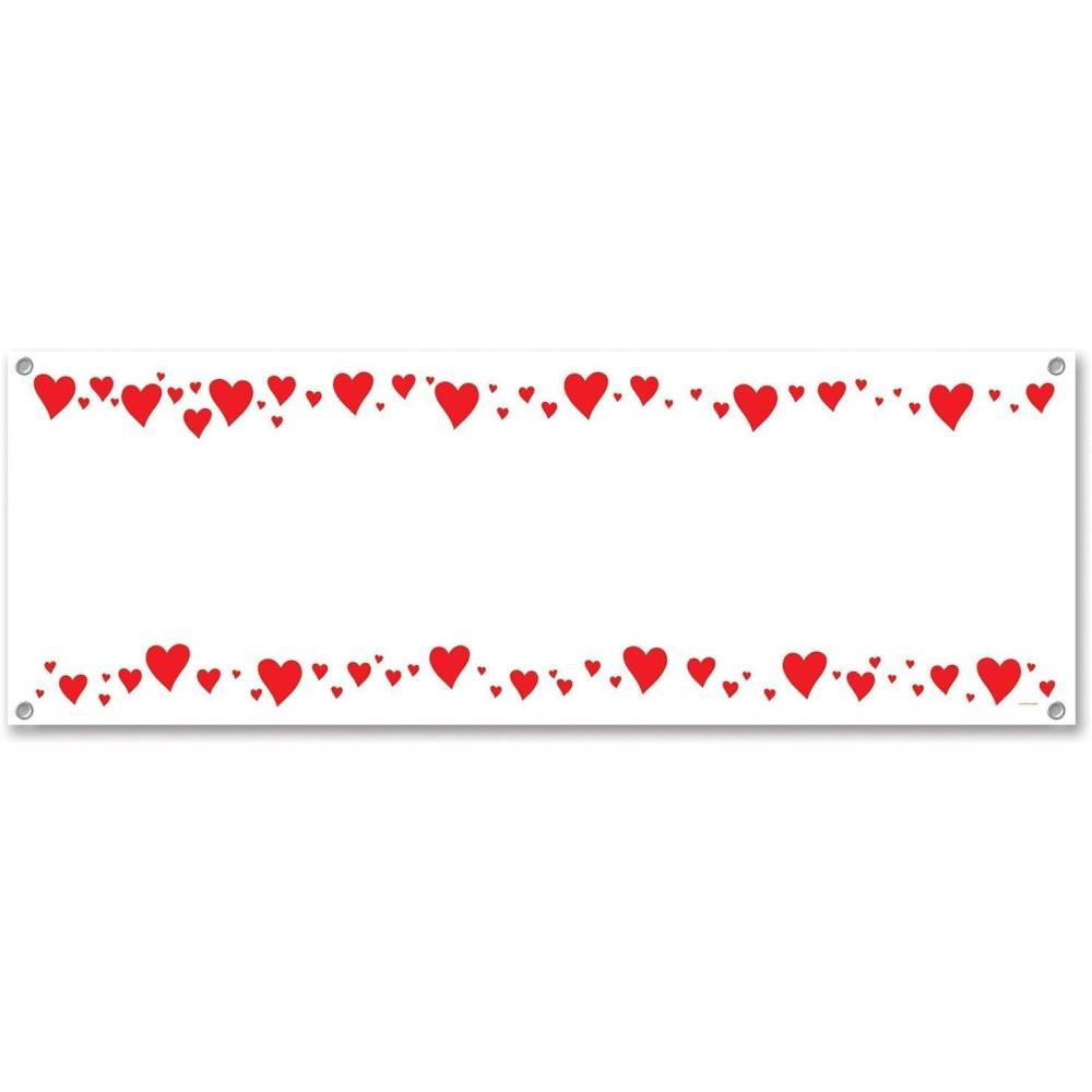 imageBeistle Hearts Sign Banner