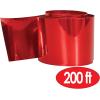 Beistle 2 Piece 200 FT Red Metallic Plastic Streamers for Birthday Party, Patriotic Supplies, and Valentine’s Day Decorations, Made In USA Since 1900, 2″ x 200′