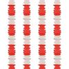 Beistle 4 Piece 14′ 6″ x 4.5″ Paper Hanging Ceiling Garlands Party Decorations, Photo Booth Backdrops, Background Décor, Red/White