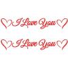 Beistle Red I Love You Banner for Happy Valentine’s Day Decorations, Engagement, Wedding, Anniversary Party Supplies