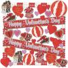 FR Valentine Decorating Kit – 39 Pcs Party Accessory (1 count)