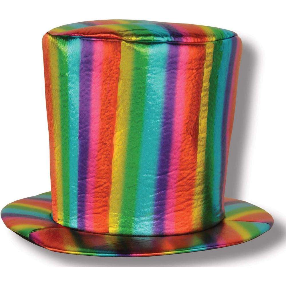 imageBeistle Fabric Rainbow Hat