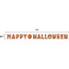 Glittered Happy Halloween Streamer Party Accessory (1 count) (1/Pkg)