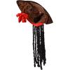 Beistle Caribbean Pirate Hat with Dreadlocks(Caribbean Pirate)