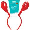 Beistle Luau Party Crab Claw Headband Boppers For Mardi Gras Costume Accessories, Red