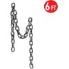 Beistle Silver Chain, Plastic Chain Link for Halloween Parties, Fake Chain Halloween Accessory & Scary Decor for Spooky Dungeon & Haunted Houses, 6′(2 piece)