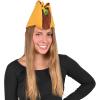 Beistle Taco Hat for Mexican Theme Cinco De Mayo Fiesta Party Supplies, Funny Halloween Costume, Wacky Hair Day Accessories