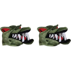 Beistle Unisex Plush Crocodile Hat, Halloween Dress Up,Photo Booth Prop,Australian Themed Party Supplies,Reptile Gator Cap(Crocodile – 2 Piece)