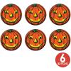 Beistle 6 Piece Vintage Halloween Party Supplies Pumpkin Goblin Jack O Lantern Button Pins