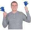 Beistle Blue Hand Clappers – 6 Pack, Plastic Hand Clapper Noisemakers for Celebrations, Events, Sports Teams, Rallies, & Group Activities, 7½”
