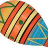 Beistle Wooden Hand Decorated Mexican Maracas 4 Piece Fiesta Party Favors, 8″, Multicolored