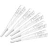 Beistle 100 Piece Happy New Year Party Supplies Favors NYE Noisemaker Horns, Made in USA Since 1900, 9″, White/Silver