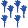 Beistle Blue Hand Clappers – 6 Pack, Plastic Hand Clapper Noisemakers for Celebrations, Events, Sports Teams, Rallies, & Group Activities, 7½”