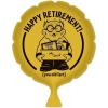 Beistle Happy Retirement Whoopee Cushion Party Favor Noisemaker, 8″, Yellow/Black