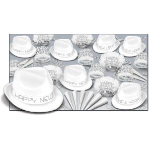 Beistle New Years, Hats, Tiaras, Noisemakers, Necklaces, White