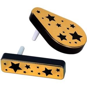 Plastic Metallic Black And Gold Noisemakers