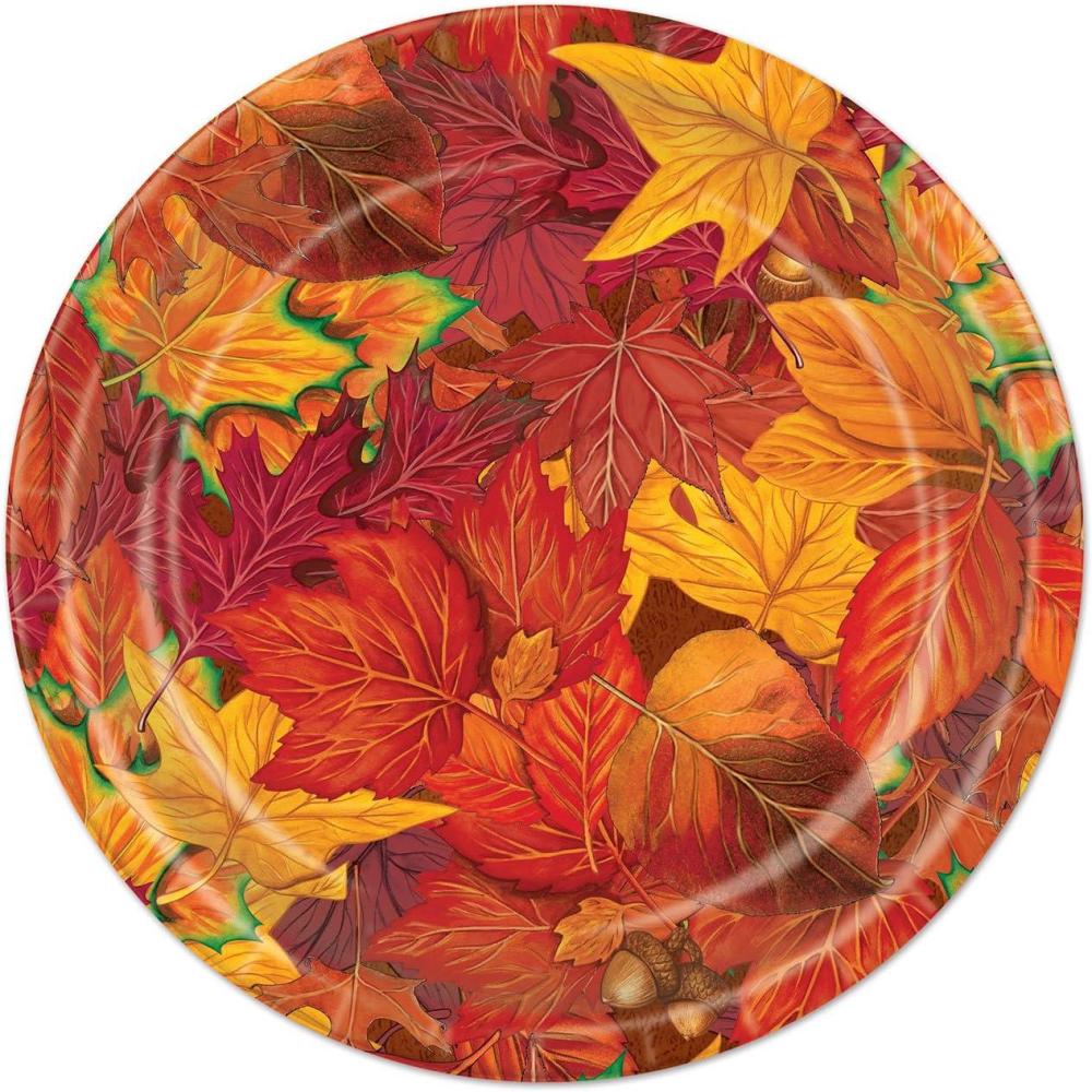 imageBeistle 7quot Fall Leaf Plates
